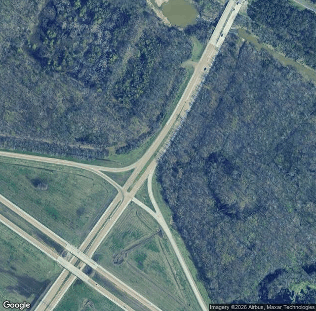 Aerial view of Jones Orchard in Millington, TN