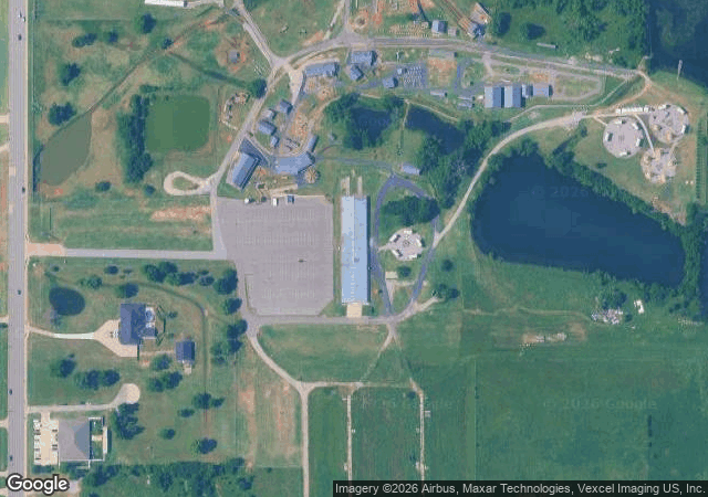 Aerial view of Orr Family Farm in Oklahoma City, OK